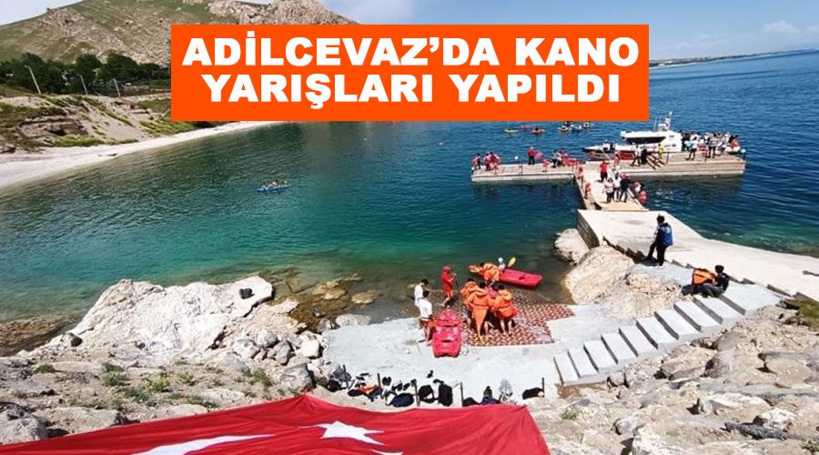 Adilcevaz’da kano yarışları yapıldı