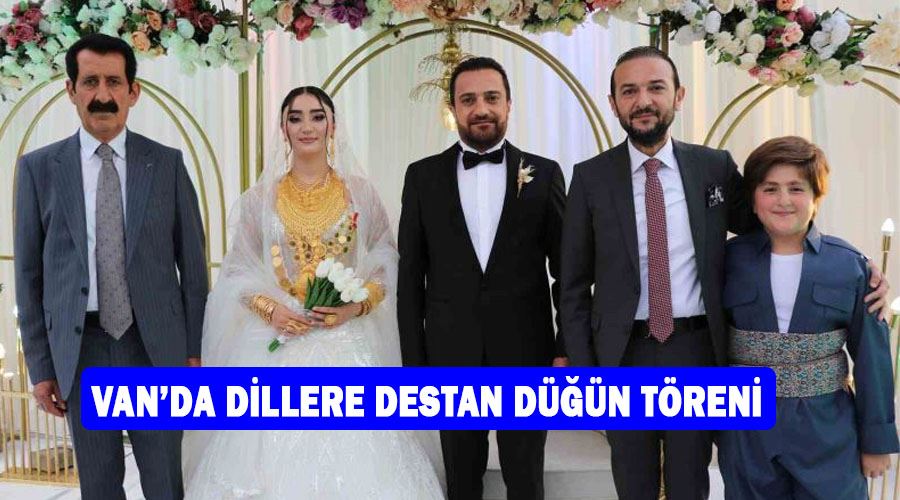 Van’da dillere destan düğün töreni