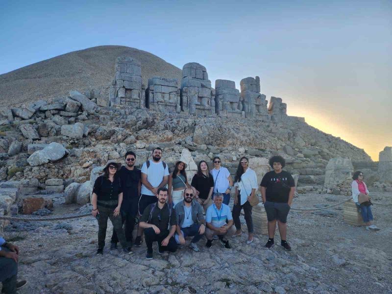 Nemrut dağına hayran kaldılar
