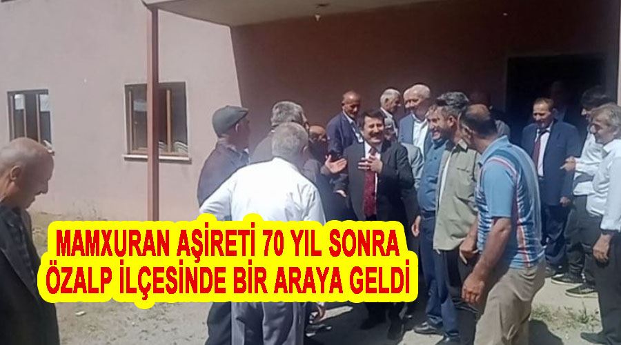 Mamxuran aşireti 70 yıl sonra Özalp ilçesinde bir araya geldi