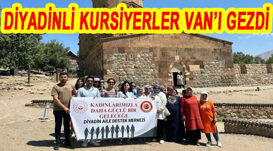 Diyadinli kursiyerler Van’ı gezdi