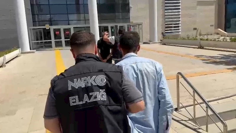 Elazığ’da  uyuşturucu tacirlerine operasyon: 2 tutuklama

