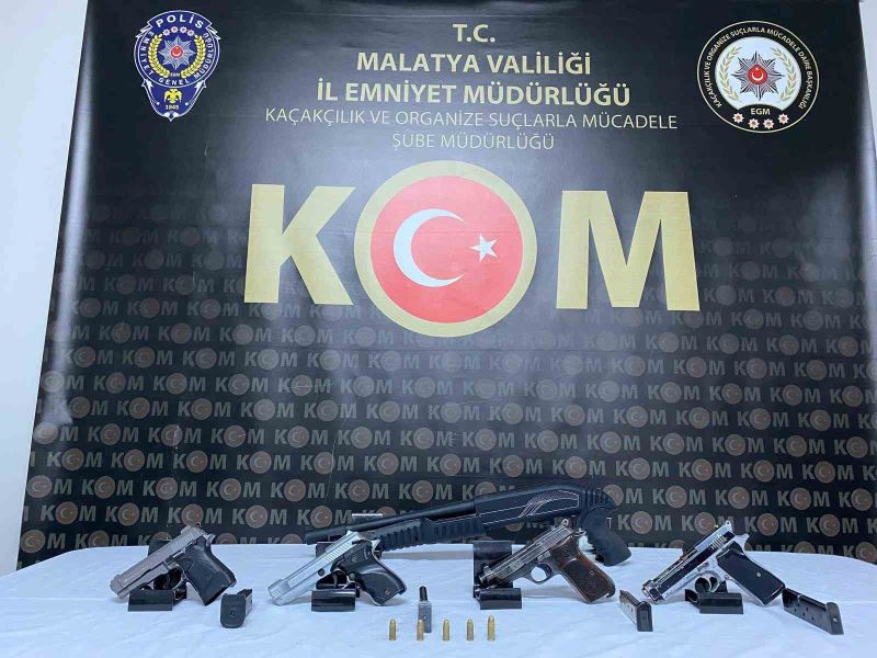 Malatya’da ruhsatsız silah operasyonu: 1 gözaltı
