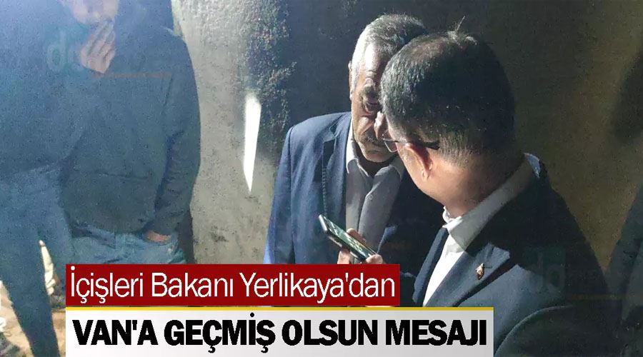 İçişleri Bakanı Yerlikaya vatandaşlara geçmiş olsun dileklerinde bulundu