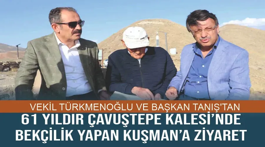 Vekil Türkmenoğlu ve Başkan Tanış