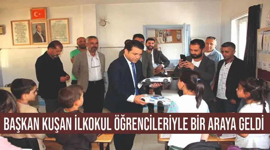 Başkan Kuşan ilkokul öğrencileriyle bir araya geldi