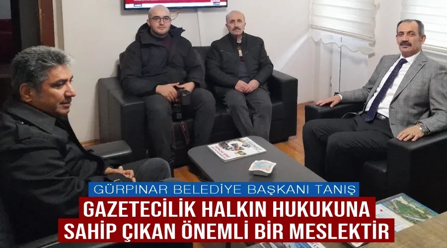 Gürpınar Belediye Başkanı Tanış, 