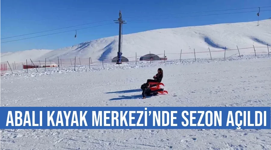 Abalı Kayak Merkezi’nde sezon açıldı