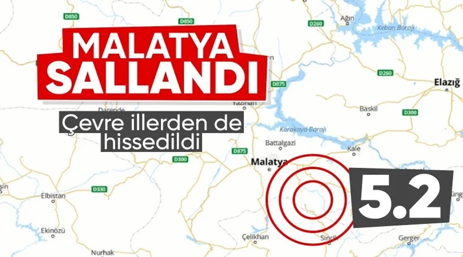 Malatya’da korkutan deprem