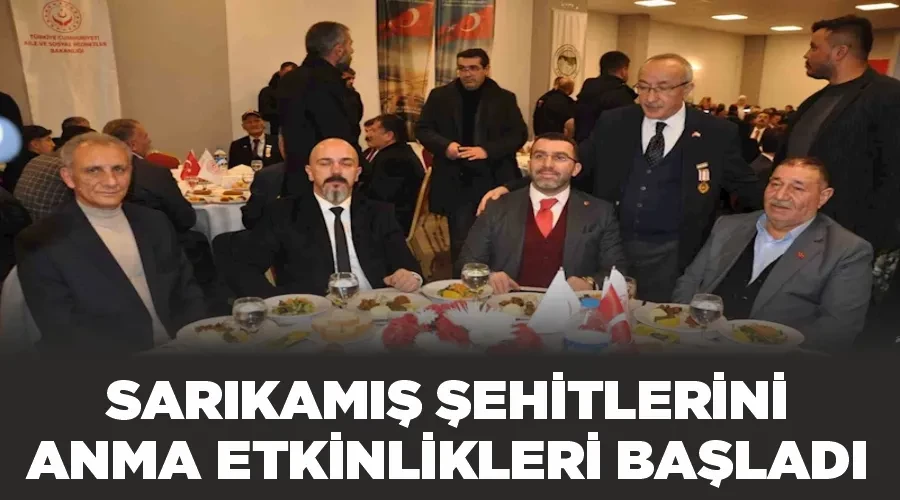 Sarıkamış Şehitlerini anma etkinlikleri başladı