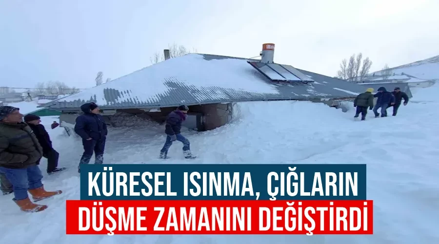 Küresel ısınma, çığların düşme zamanını değiştirdi