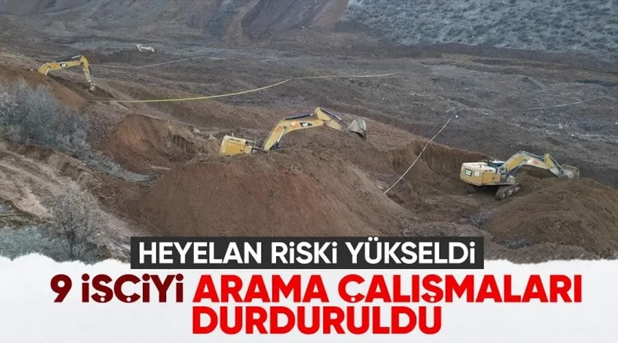 Enerji Bakanı Bayraktar: “Heyelan riski yoğunlaştı, risk nedeniyle arama faaliyetlerini durdurduk”