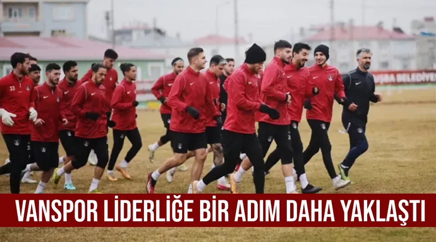 Vanspor liderliğe bir adım daha yaklaştı