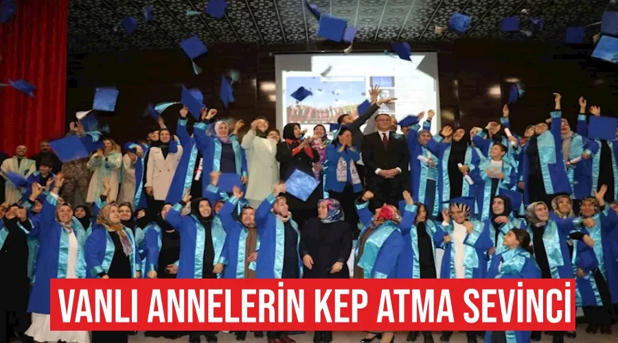 Vanlı annelerin kep atma sevinci