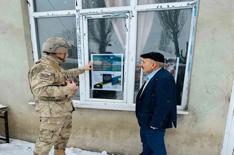 Ağrı’da dolandırıcılık suçlarına karşı jandarma bilgilendirme yaptı