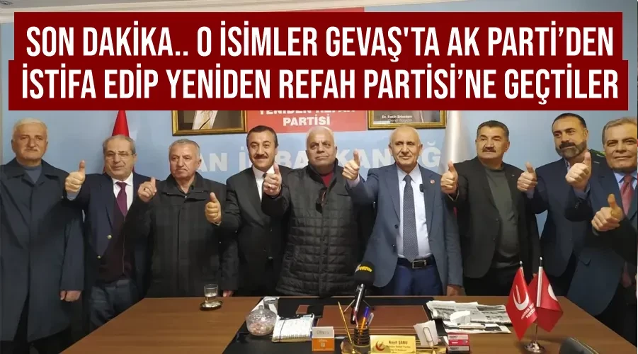 Son Dakika.. O isimler Gevaş