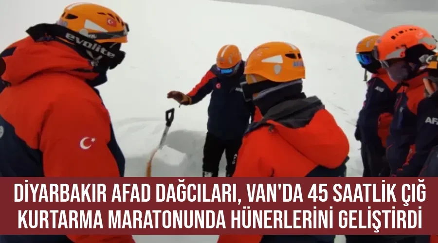 Diyarbakır AFAD Dağcıları, Van