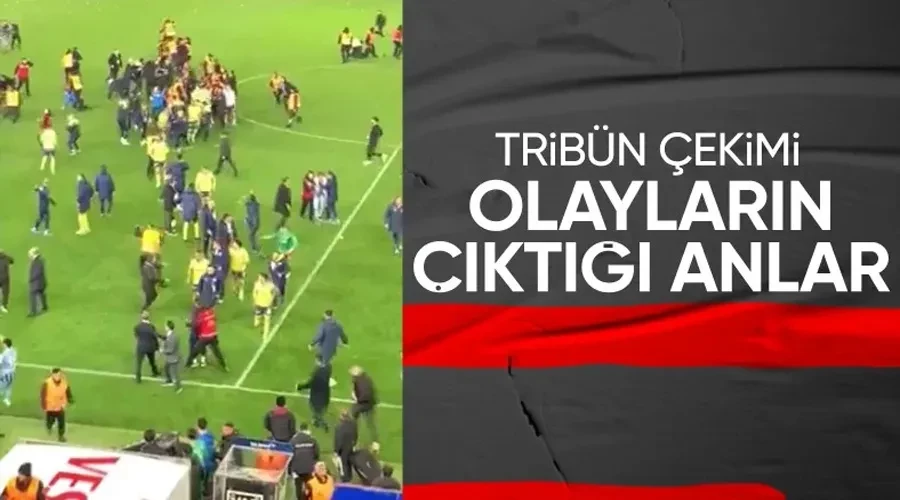 Trabzonspor - Fenerbahçe derbisinde olayların başladığı an