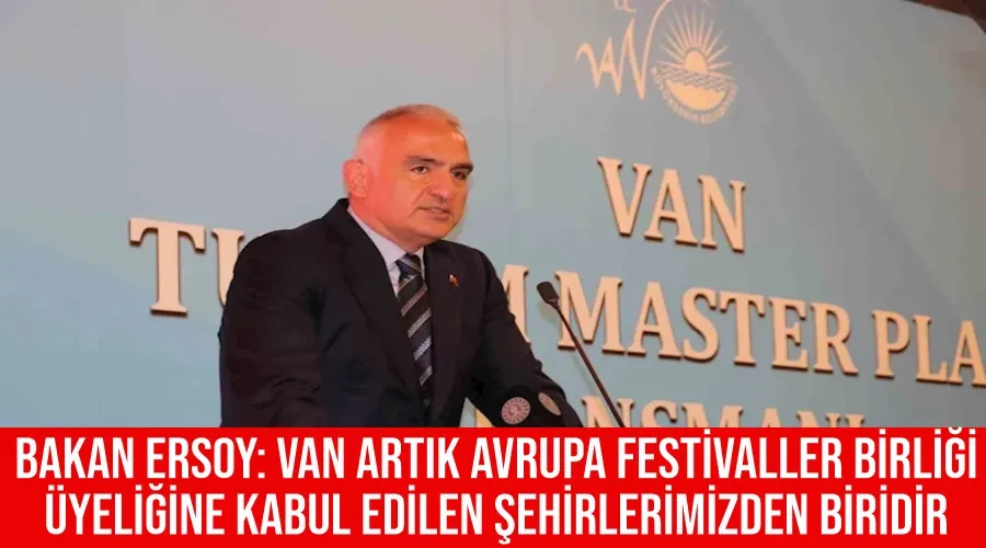 Bakan Ersoy: 