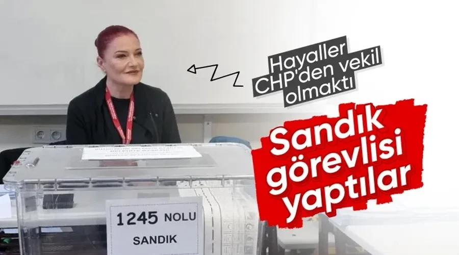 Sanatçı Candan Erçetin sandık görevlisi oldu