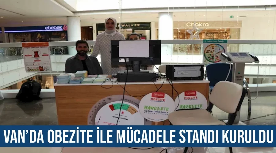 Van’da obezite ile mücadele standı kuruldu