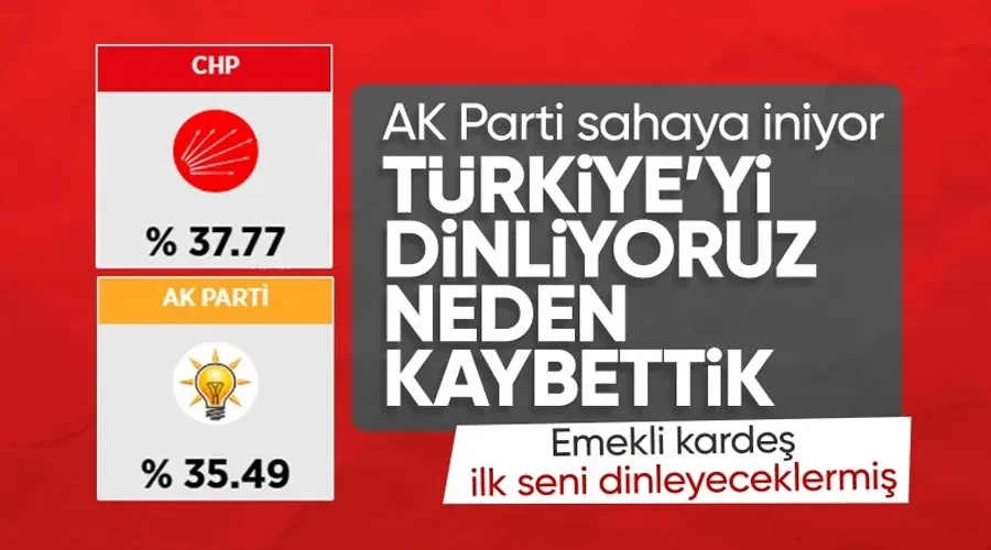 AK Parti Sahaya İniyor! Oy Kayıplarının Nedeni Araştırılacak