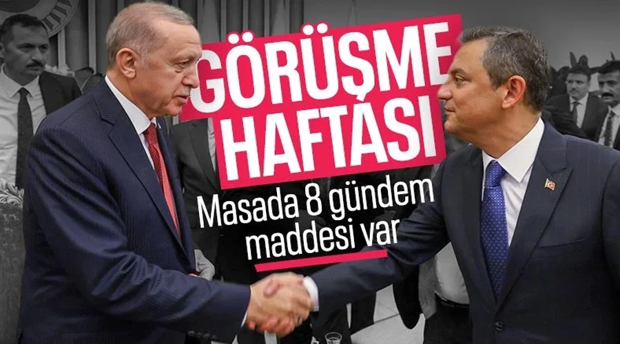  Cumhurbaşkanı Erdoğan ve Özgür Özel görüşmesi: Masada hangi konular var?