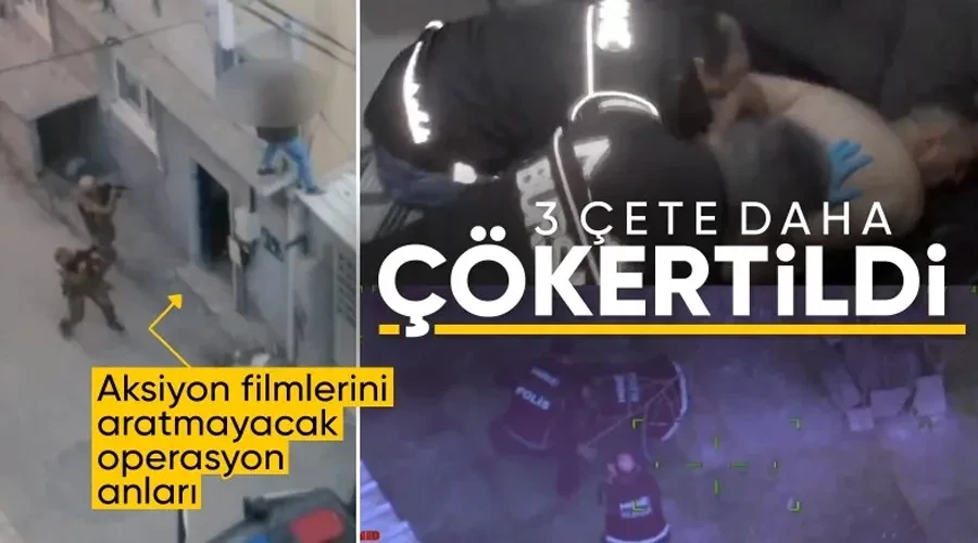 Van ile Birlikte 13 İlde Mahzen-46 Operasyonu: 3 Ayrı Çete Çökertildi