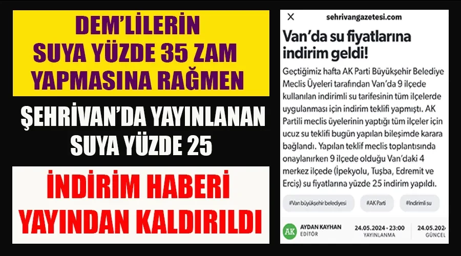 Zamma rağmen Şehrivan