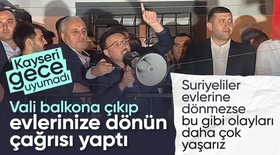 Kayseri Valisi Gökmen Çiçek: Devlet gereğini yapacak