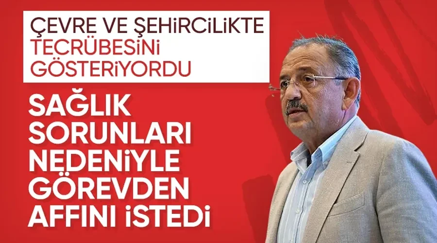 Çevre ve şehircilik ve İklim Değişikliği Bakanı İstifasını Paylaştı