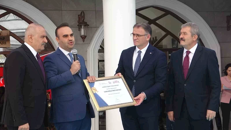 Van Gölü’nün ’incisi’ tescillendi