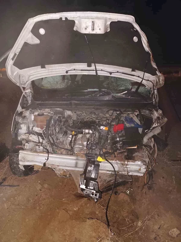 Kontrolden çıkan otomobil takla attı: 1 yaralı