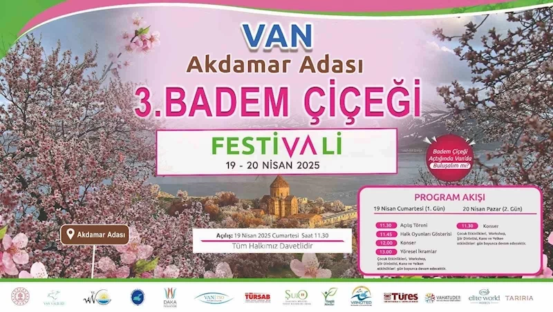 Akdamar Adası Badem Çiçeği Festivali lansman toplantısı yapıldı