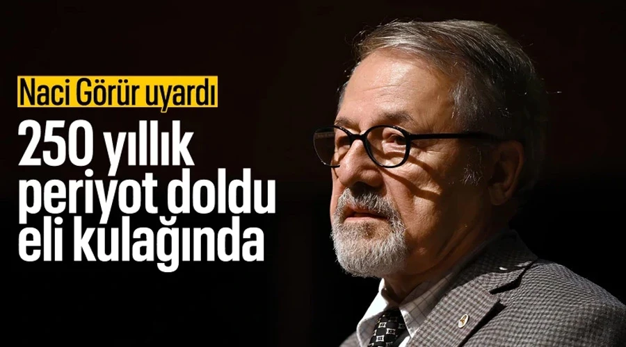 Prof. Dr. Naci Görür: ’’Yedisu fayı için 250 yıllık periyot dolmuştur, eli kulağında’’