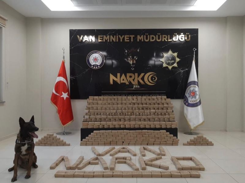 Van’da 125 kilo 425 gram eroin ele geçirildi