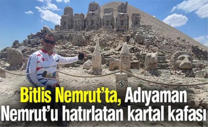 Bitlis Nemrut’ta, Adıyaman Nemrut’u hatırlatan kartal kafası