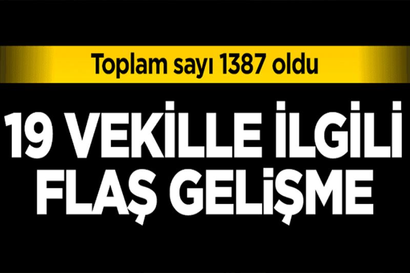 19 yeni dokunulmazlık dosyası Meclis