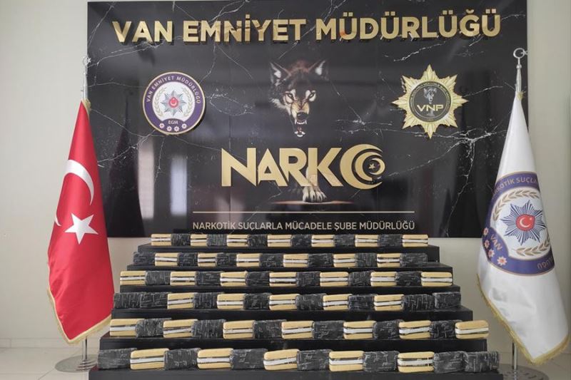 Van’da 1 ayda 1 tondan fazla uyuşturucu ele geçirildi
