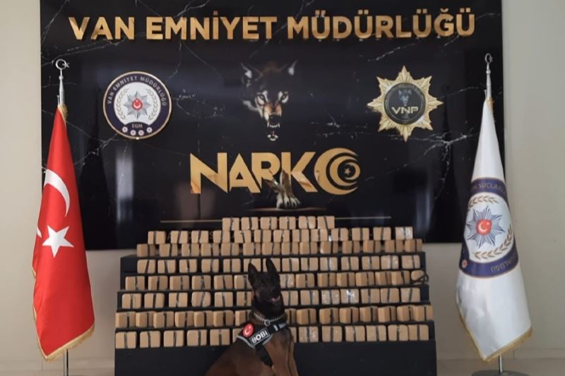 Van’da 53 kilo 851 gram eroin ele geçirildi