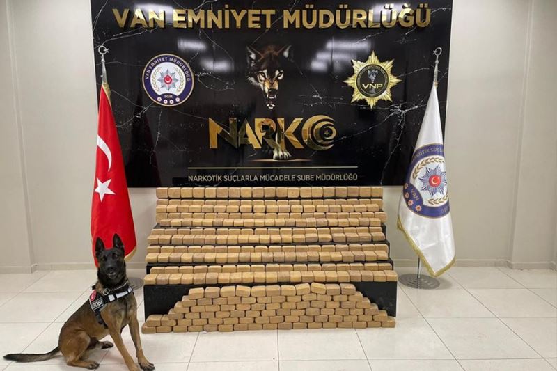 Van’da 557 kilo 350 gram eroin ele geçirildi