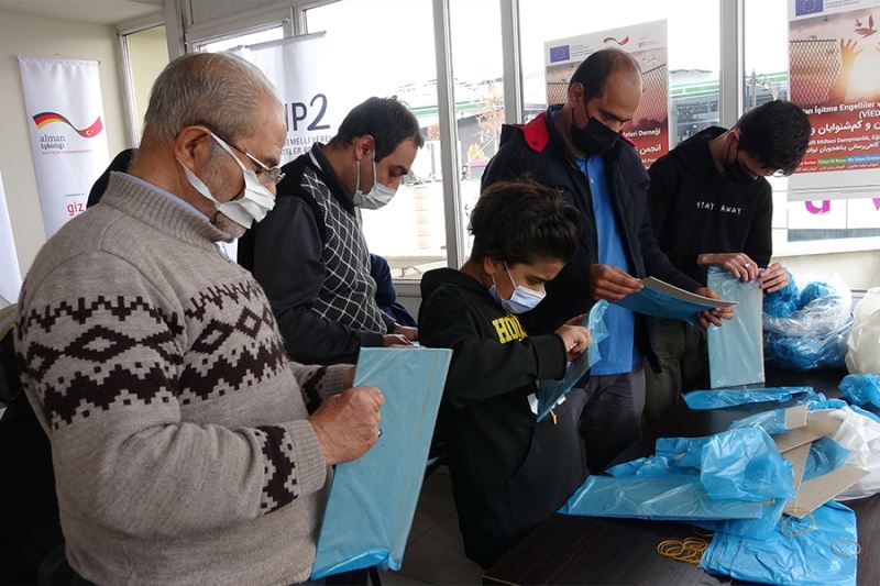 Engelli mülteciler Van’da sosyalleşiyor
