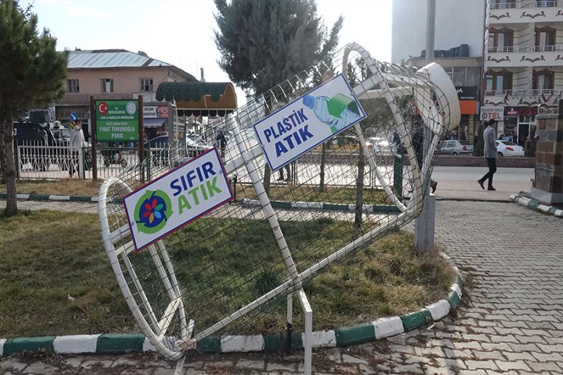 Erciş’te geri dönüşüm malzemeleri yatırıma dönüştürüldü
