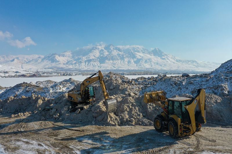 Büyükşehir Belediyesi 120 bin ton karı il dışına taşıdı