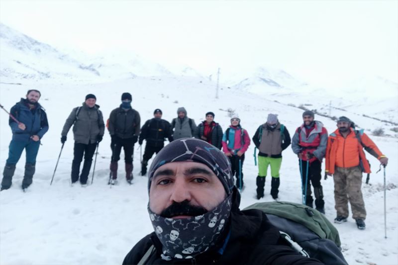 Eksi 25 derece soğukta Artos Dağı