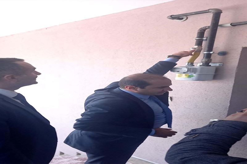Gevaş’ta doğalgaz sevinci