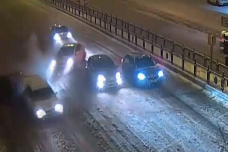 Kış aylarındaki trafik kazaları KGYS kameralarına yansıdı