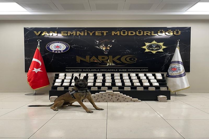 Van’da 347 kilo eroin ele geçirildi
