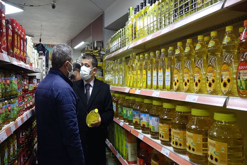 Erciş’te fahiş fiyat ve stokçuluk denetimi