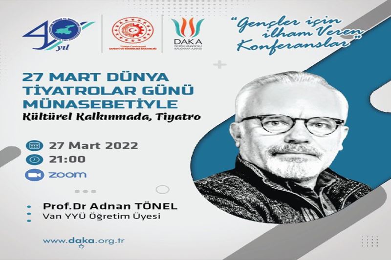 Prof. Dr. Adnan Tönel’den iki bilimsel etkinlik